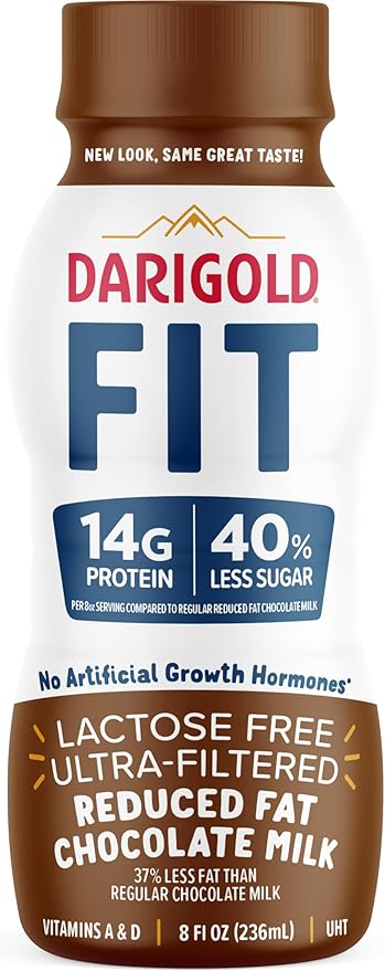 Darigold High Protein Milk 2 Percent - Ultra-Filtered, Low Fat, Lactose Free Chocolate Milk - 14g