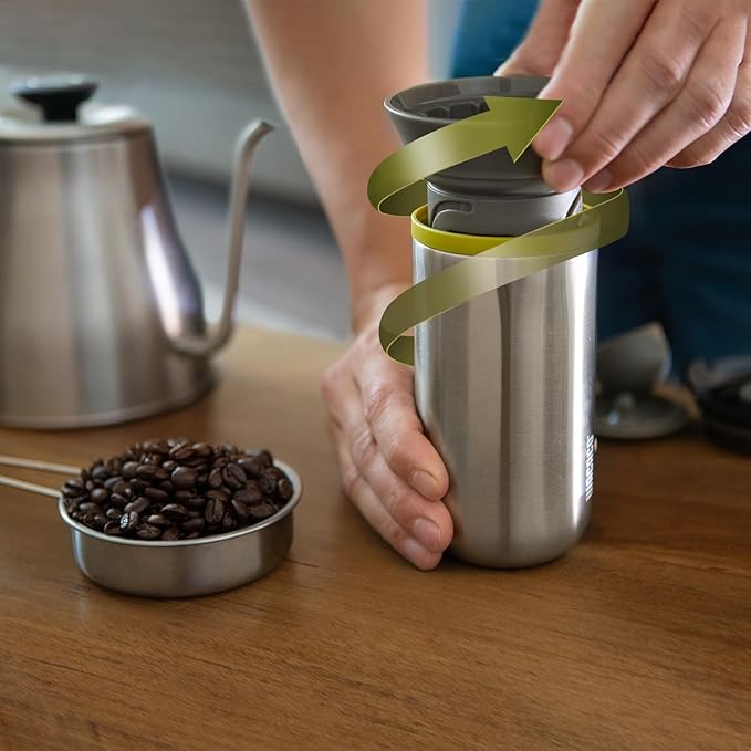 WACACO Cuppamoka Pour-Over Coffee Maker, Portable Drip Coffee Maker with 10 Cone Paper Filters