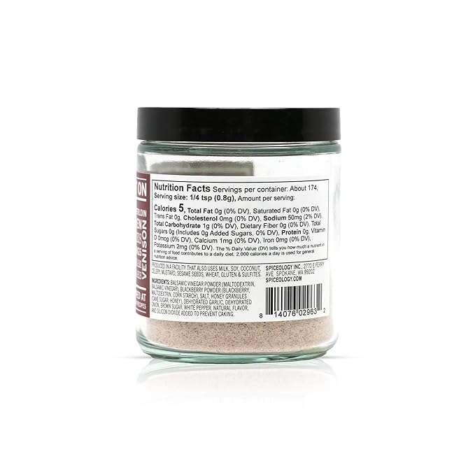 Spiceology ??Blackberry Balsamic Seasoning ??Sweet and Tangy Spice Blend with Blackberry and