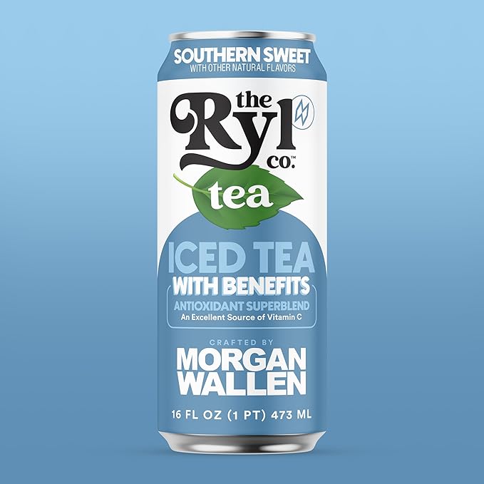 Ryl Iced Tea, Wallen's Sweet Tea, Antioxidant Superblend, No Artificial Ingredients, 16.0 Fl Oz