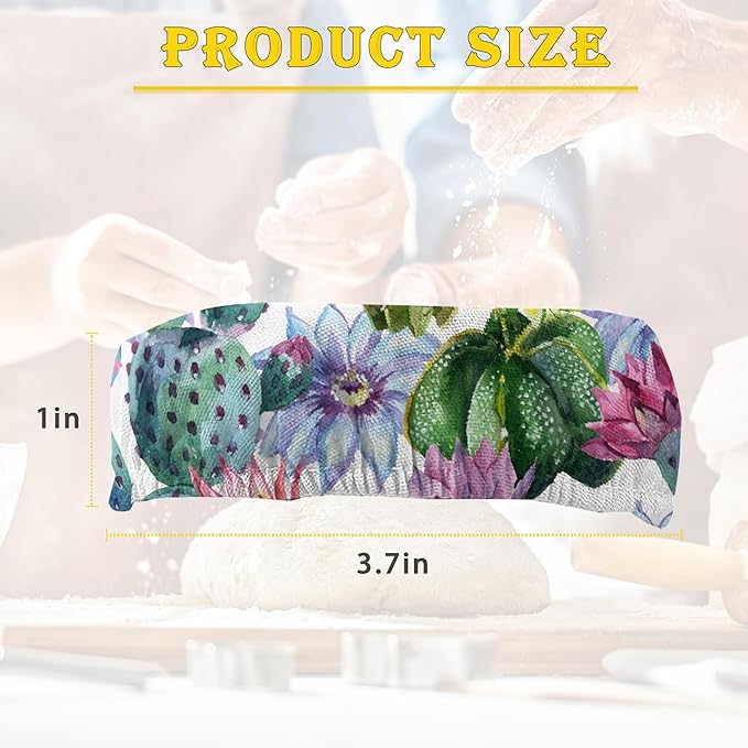 Cactus Flower Cloth Covers for Sourdough Starter Jars, Heat Preservation to Increase Fermentation