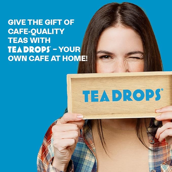 Tea Drops Gift Set | Organic Dissolvable Loose Leaf Tea | Chai Spice Chocolate Earl Grey Citrus