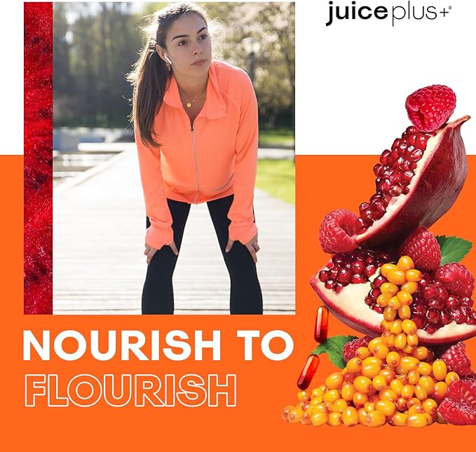 Juice Plus+ Omega Blend - Vegan, Fish-Less, No Aftertaste - Omega 3, 5, 6, 7 & 9 Fatty Acids from