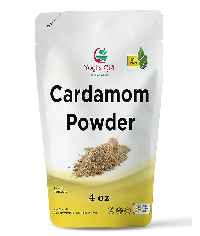 Cardamom powder 4 Oz | Fresh, Aromatic and Flavourful ground cardamom | Cardamom ground spice | aka