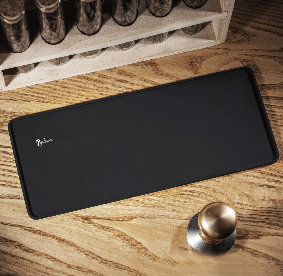 Yolococa Tamper Mat Espresso Tamping Mat Food Grade Non-Slip Coffee Pad Tamp Station Espresso