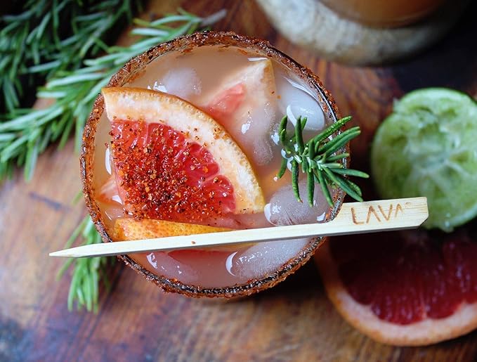LAVA Premium Skinny Paloma Mix Craft Cocktail Mixer, Ruby Red Grapefruit Juice, Key Lime Juice, Low