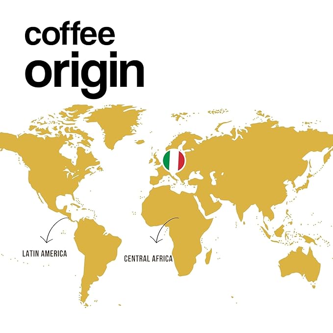Dongiò Caffè Milano Blend - Whole Bean Coffee, Medium-Light Roast, Premium Coffee Quality, 2.2