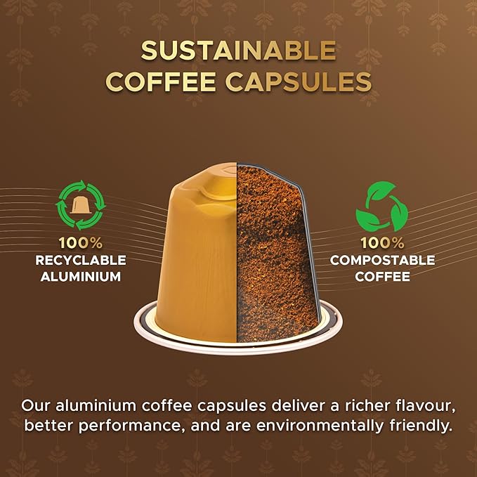Coffeeza Belgian Chocolate Flavored Espresso Coffee Pods, Compatible with Nespresso Original Line