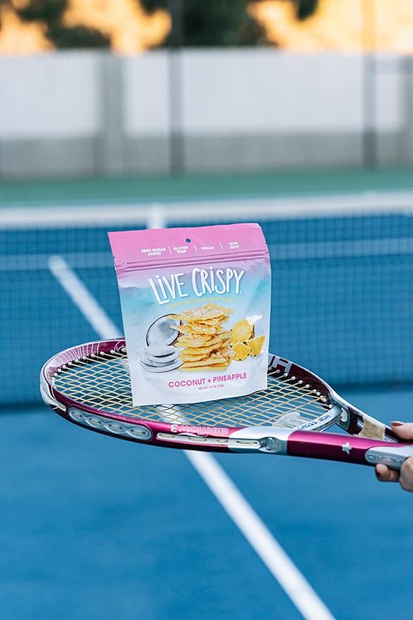 Live Crispy Fruit Chips - Pineapple-Powered Snack Packed with 100% Natural Fruit