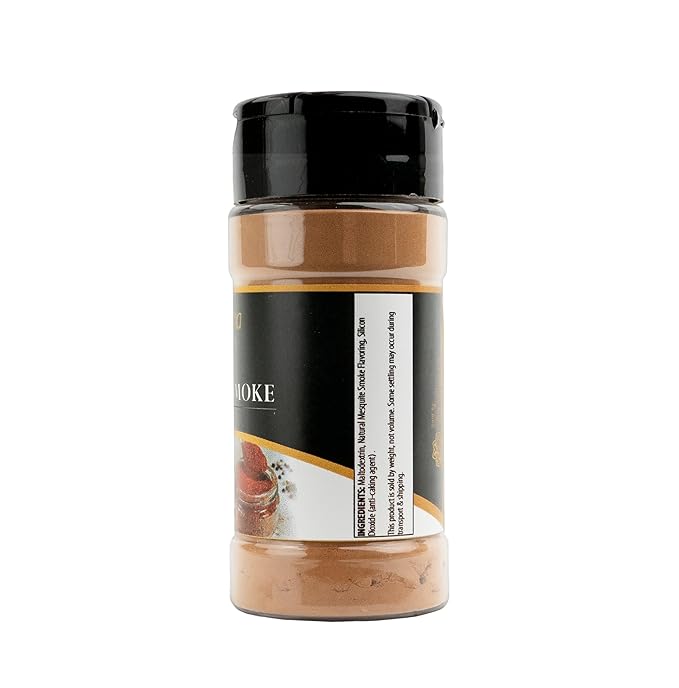 GranAroma Mesquite Smoke Powder, Bold Seasoning for BBQ, Meats, and Grilling (2 Ounce)