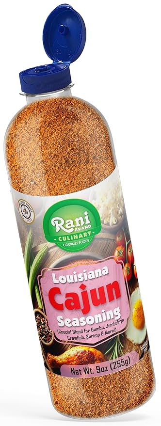 Rani Louisiana Cajun Seasoning (Special Blend for Soup or Gravies) 9oz (255g) PET Jar ~ All Natural