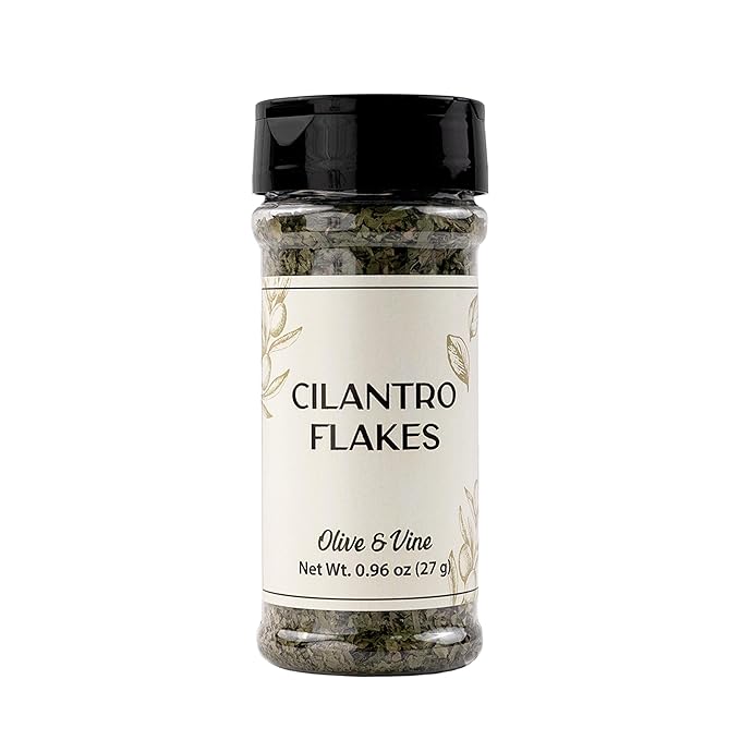 Olive & Vine Cilantro Flakes, Fresh & Zesty, For Tacos & Salsas, Rich Tradition, Authentic Taste