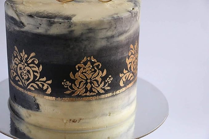 Luster Dust - Moonstone Black (4g 1x Jar) | Edible Vegan Dust & Paint for Cake Decorating, Ice