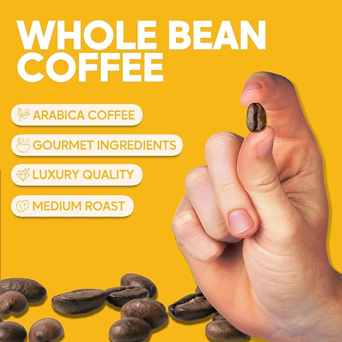 Sarasota Coffee Whole Bean Signature House Breakfast Blend | Medium Roast Gourmet Coffee Beans |