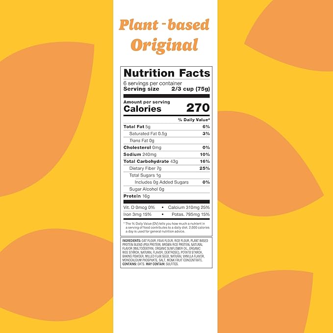 Flourish Plant-Based Protein Pancake & Waffle Mix, Gluten-Free, Dairy-Free, Nut-Free, Soy-Free