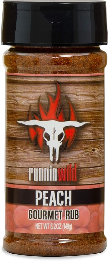 Gourmet BBQ Peach Rub Seasoning – Bursting with Sweet, Smoky & Bold Peach Flavor | Runnin' Wild