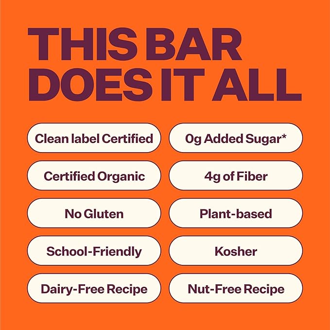 Yumi Organic Toddler Snacks Bars - Gluten-Free, No Added Sugar, 7+ Vegetables, Soft-Baked Crust