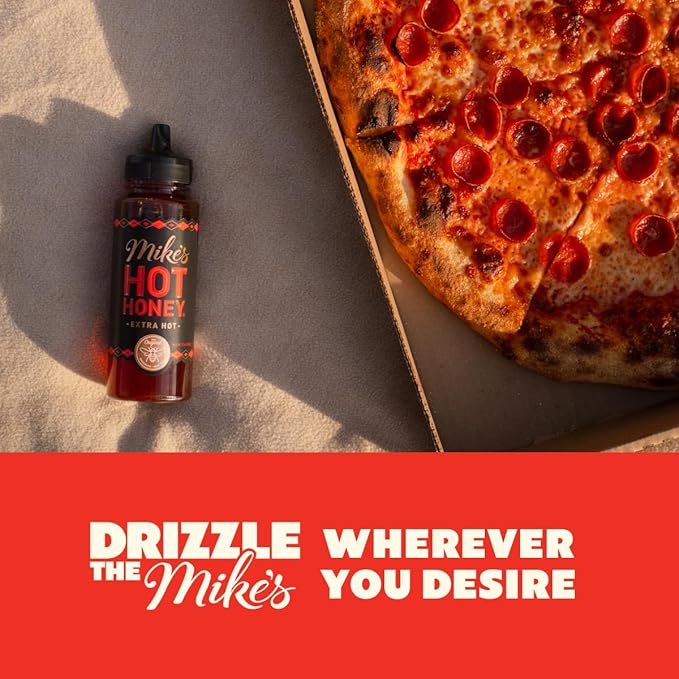 Mike's Hot Honey, Extra Hot, America's #1 Brand of Hot Honey, Spicy Honey Infused with Chili