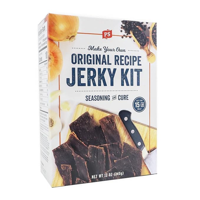 PS Seasoning Jerky Seasoning and Cure Kit (Original) - Award-Winning DIY Beef Jerky Making Kit with