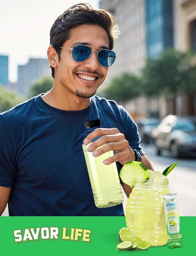Electrolyte Drink Mix ??Cucumber Limeade Agua Fresca Flavor | Sugar-Free Hydration Powder with