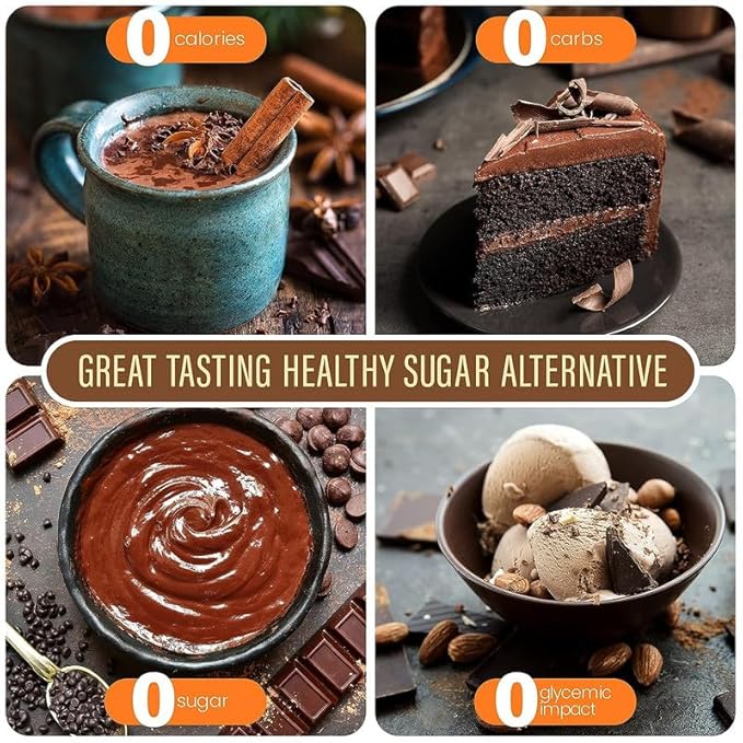 Stevia Select Dark Chocolate Pure Stevia Liquid - Zero Calorie Sweetener - All Natural Liquid