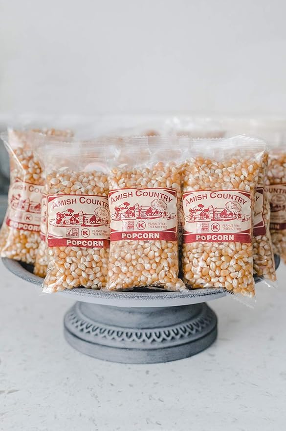 Amish Country Popcorn | 24 (4oz Bags) Baby Yellow Popcorn | Old Fashioned, Non-GMO and Gluten Free