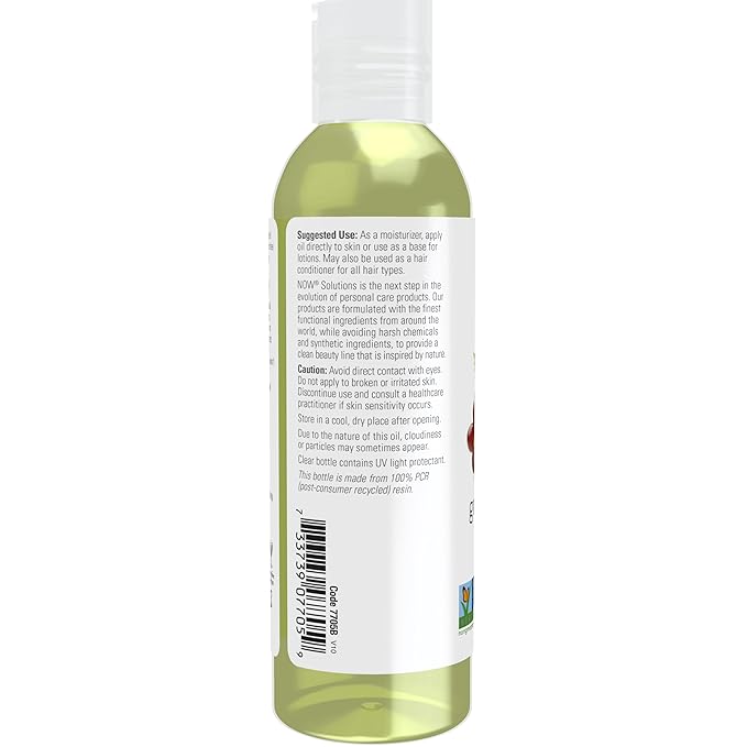 NOW Solutions, Grapeseed Oil, Skin Care for Sensitive Skin, Light Silky Moisturizer for All Skin