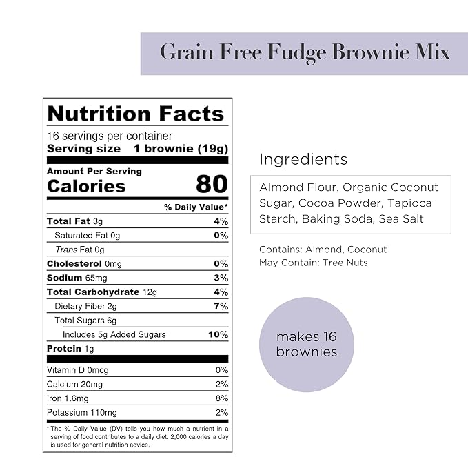 Stellar Eats Grain?멑ree Fudge Brownie Baking Mix | Gluten?멑ree, Dairy?멑ree, Plant?멊ased