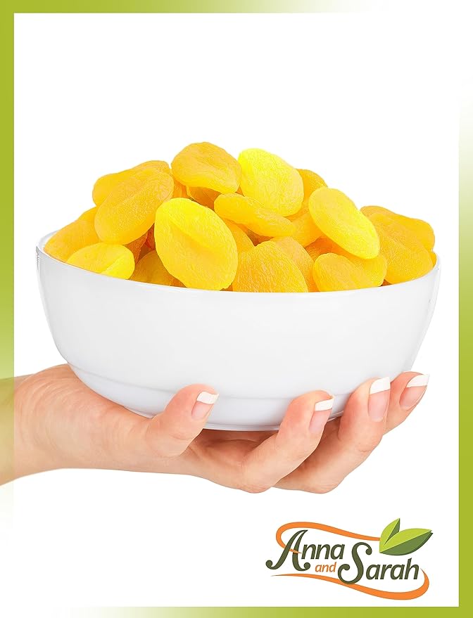 Anna and Sarah Dried Turkish Apricots in Resealable Bag, 1lb 1 Pack