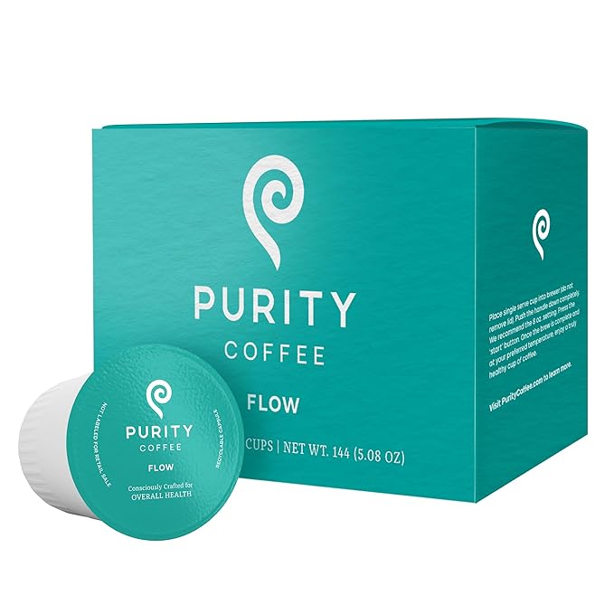Purity Coffee FLOW Medium Roast Organic Coffee - USDA Certified Organic Specialty Grade Arabica