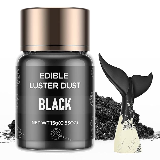 Luster Dust Edible - 15 Grams Food Grade Cake Dust Shimmer Powdered, Cherrysea Powder Luster Dust