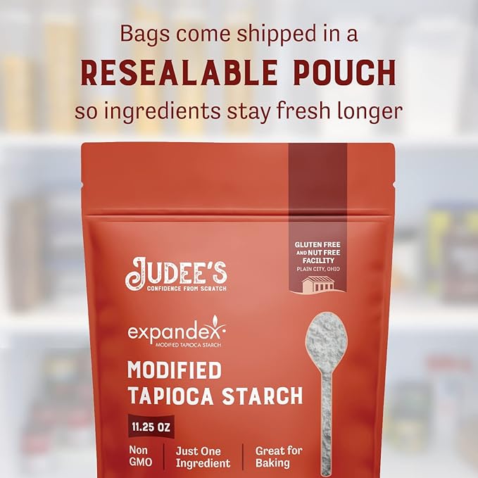 Judee's Gluten Free Expandex Modified Tapioca Starch Powder - 11.25 oz - Delicious and 100%