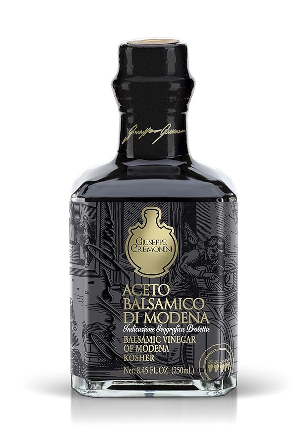 Giuseppe Cremonini OU Kosher Balsamic Vinegar Di Modena, IGP Certified, Consortium certified, oak