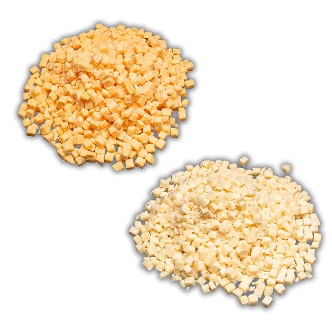Bearded Butchers High-Temp Cheddar & Pepper Jack Cheese, Pack of 2 (2.5 lb Bags Each) ??5 lbs