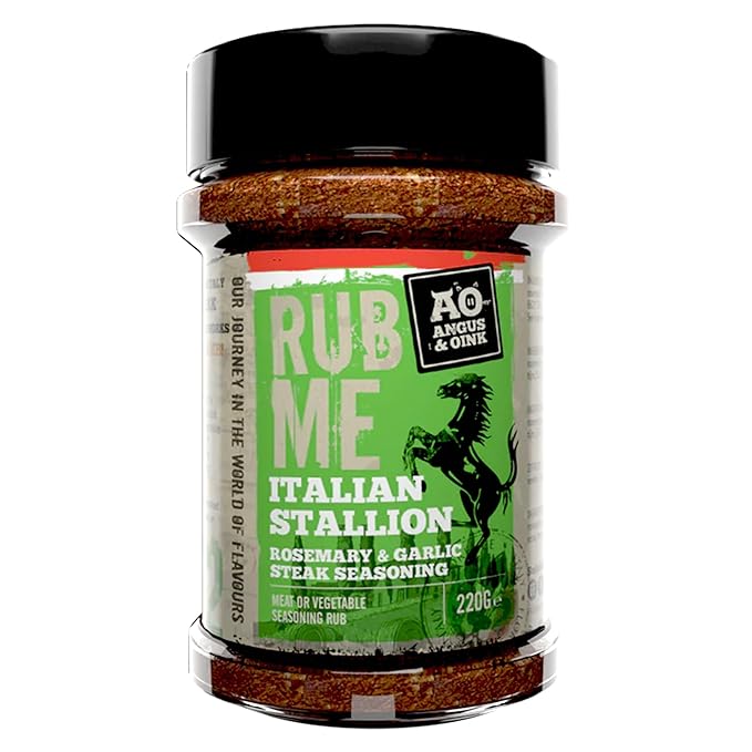 Angus & Oink | Italian Stallion BBQ Seasoning Rub | Inspired by Northern Italian Flavours | Perfect