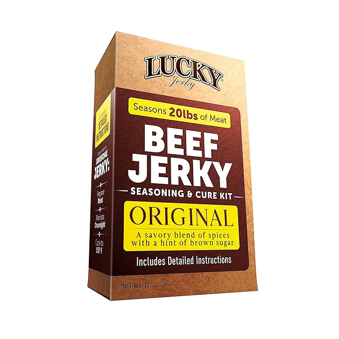 Lucky Jerky Original DIY Jerky Seasoning Kits - Seasons 20lbs of Meat