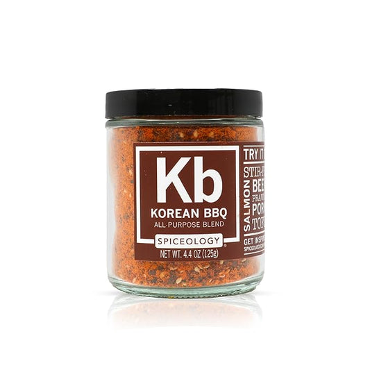 Spiceology – Korean BBQ Seasoning – Sweet & Savory Asian Rub with Gochugaru, Sesame, Garlic, Soy