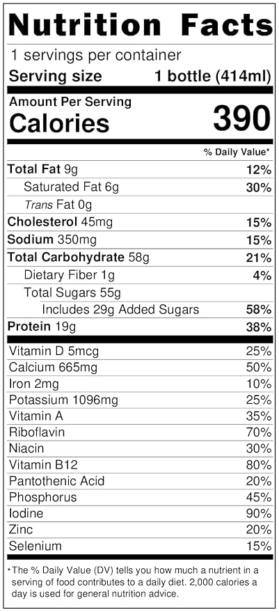 Darigold Old Fashioned Chocolate Milk 2 Percent, Reduced Fat Shelf Stable Milk with Real Cocoa & 6