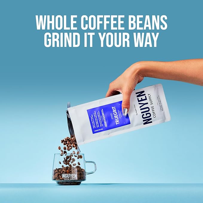Nguyen Coffee Supply - Truegrit Robusta: Medium Roast Whole Coffee Bean, Vietnamese Single Origin