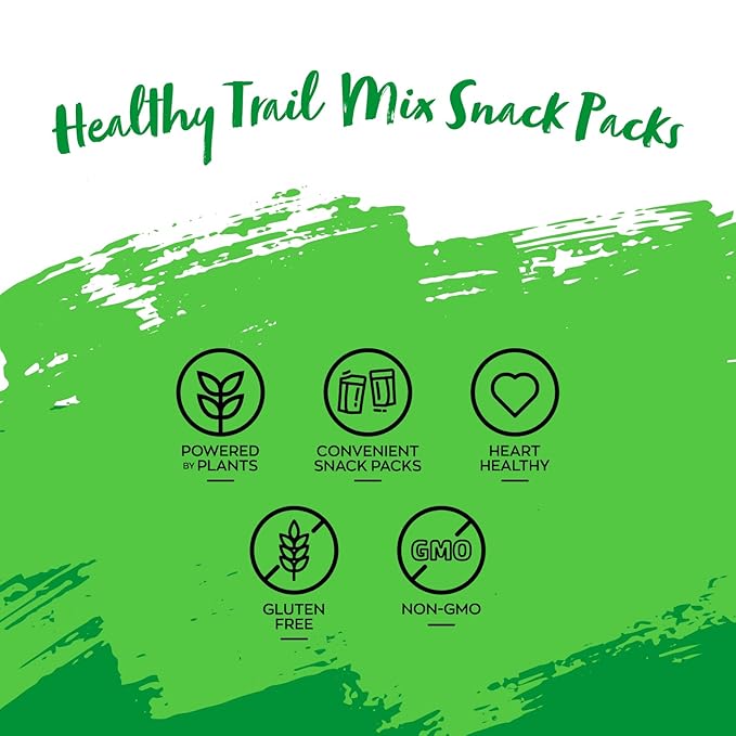 Nature's Garden Healthy Trail Mix Snack Pack - | Premium Nuts and Seeds | Delicious Healthy Trail