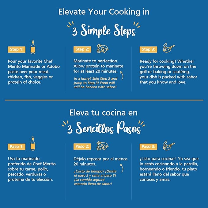 Chef Merito짰 Birria Marinade | Authentic Mexican Flavor | 14-15 Uses | Add Water or Broth | Mild