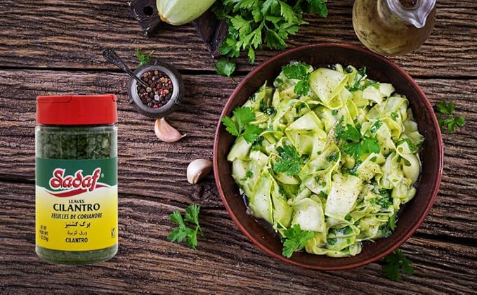 Sadaf Dried Cilantro Leaves - Cilantro Leaves for Cooking & Food Seasoning - Halal - Kosher &