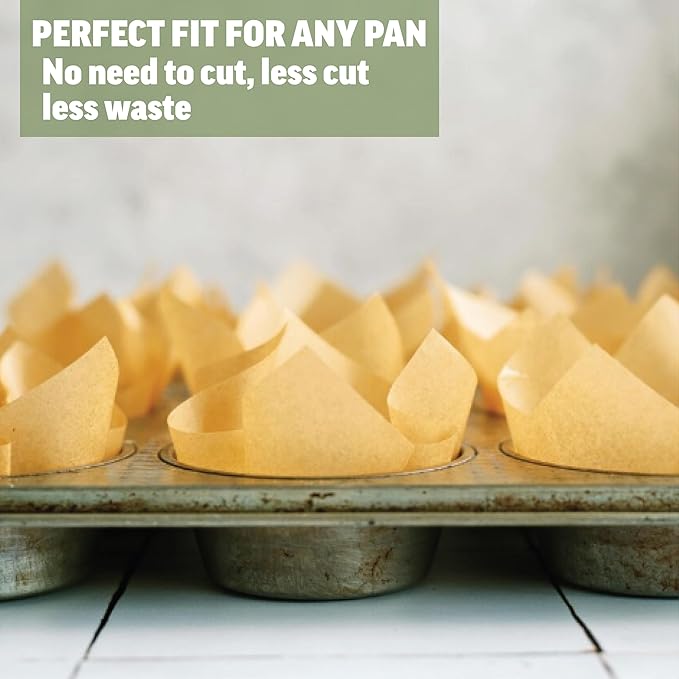 Zenlogy 4x4 Small Parchment Paper Squares (200 sheets) - Unbleached, Non-stick, Pre-cut Parchment