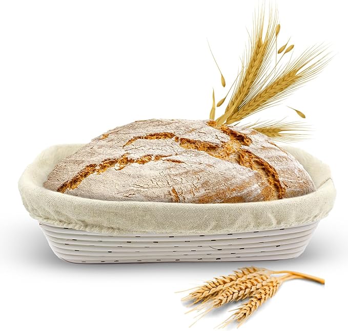 Banneton Bread Proofing Basket Sourdough Proofing Basket for Beginners & Professional Bakers