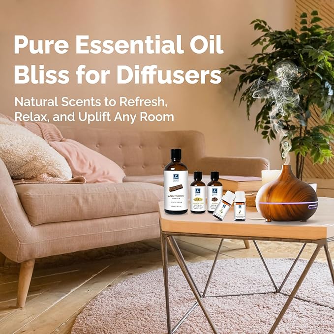 Rose Essential Oil, Home Fragrance Scent Oil for Diffuser, Skin, Hair, Candle, Soap, Dryer Balls