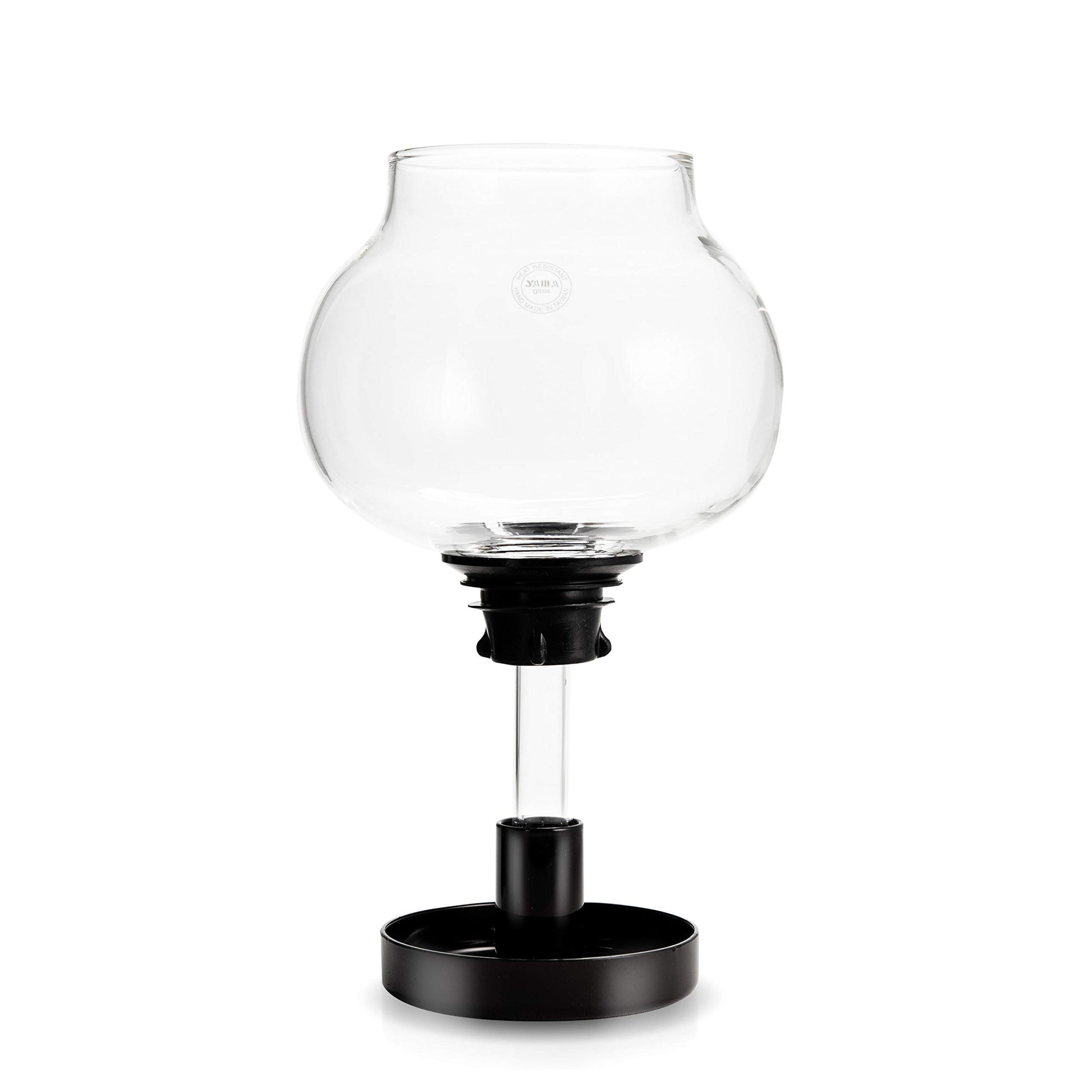 Yama Glass 8-Cup Stovetop Siphon Coffee Maker, 24 Oz Vacuum Brew, Heat-Resistant Borosilicate Glass