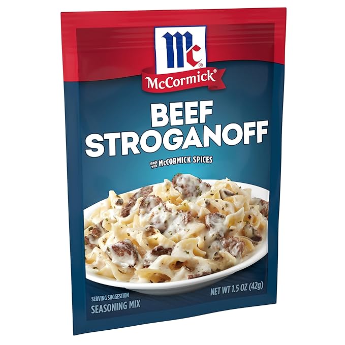 McCormick Beef Stroganoff Seasoning Mix, 1.5 oz (Pack of 12)