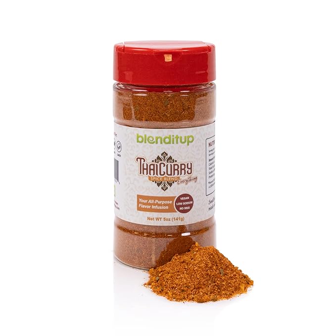 Thai Curry Spice Blend | Gourmet Spices with Sea Salt | Healthy to Add to Any Dish | Low Sodium, No