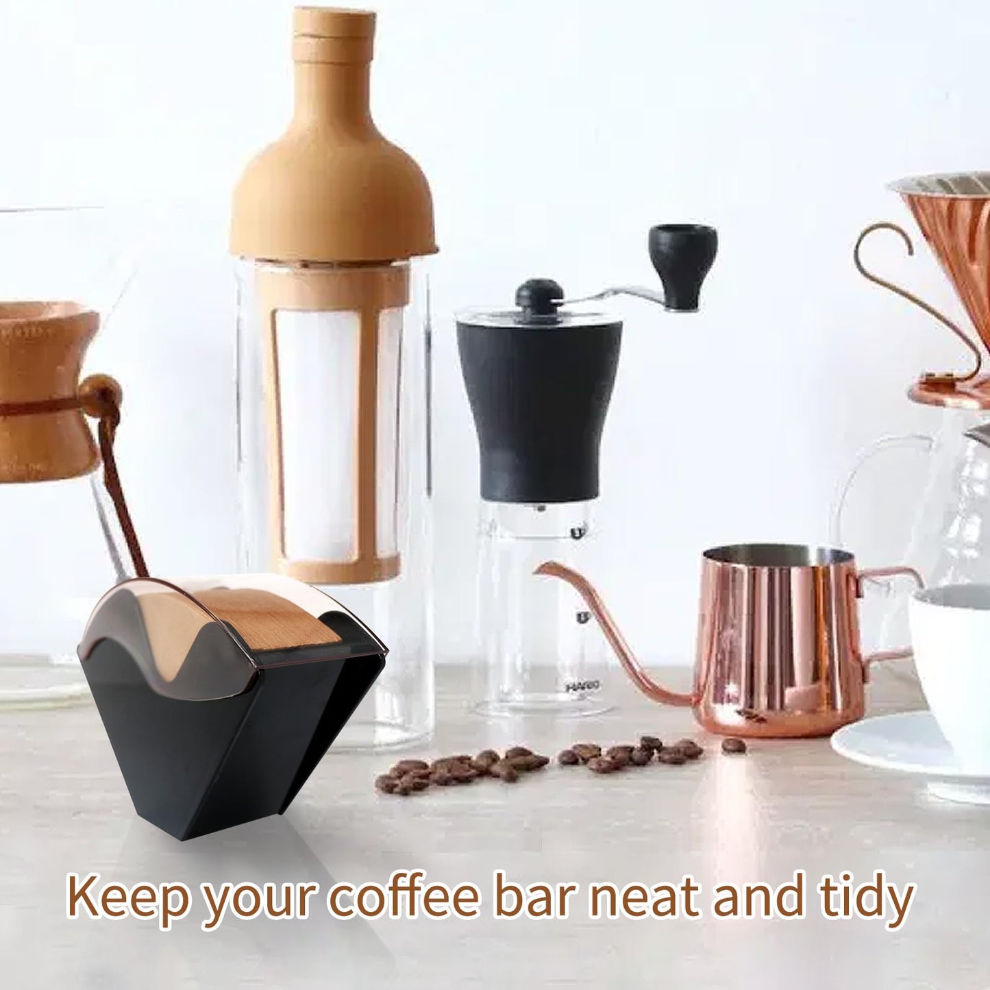 PADELE Coffee Filter Holder, Black