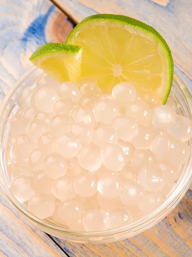 Tapioca Pearls, Tapioca Balls, White Tapioca Pearls For Boba Tea, 14 oz (Large)